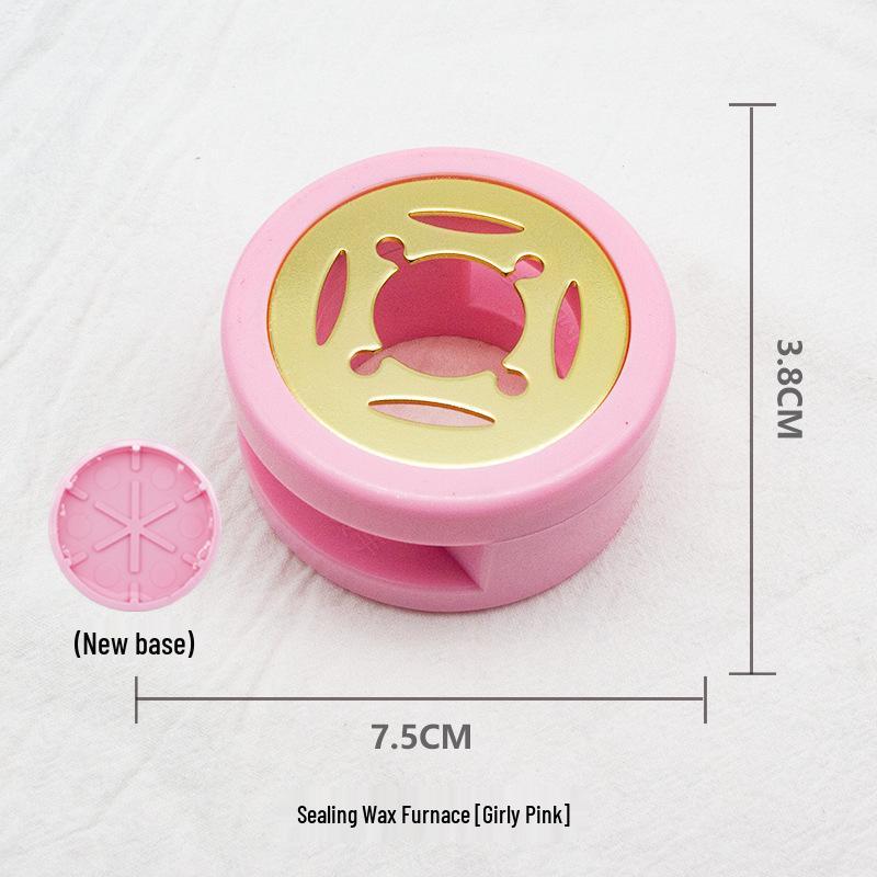 Sealing Wax Stove with Spoon and Silicone Mold Pad for Stamp Heads