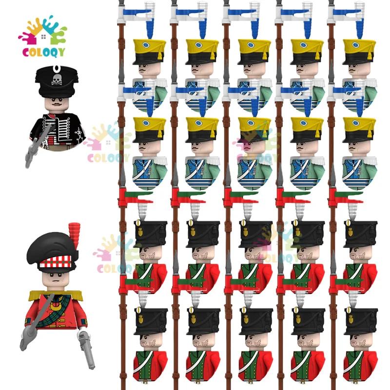 New Kids Toys Napoleonic Wars General Soldier Building Blocks Imperial Navy Mini Action Figures Toys For Kids Birthday Gifts