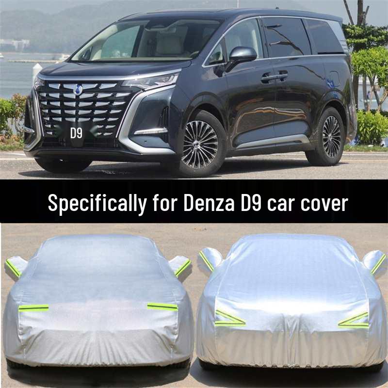 

2022 Denza D9 Flagship Car Cover: Rainproof, Sunscreen, Heat Insulation, Dustproof, Thickened Sunshade Denza D9 Aluminum Film Thickened