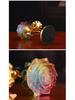 Lotus Lantern Copper Alloy Seven-Color Offering Lamps - Pair