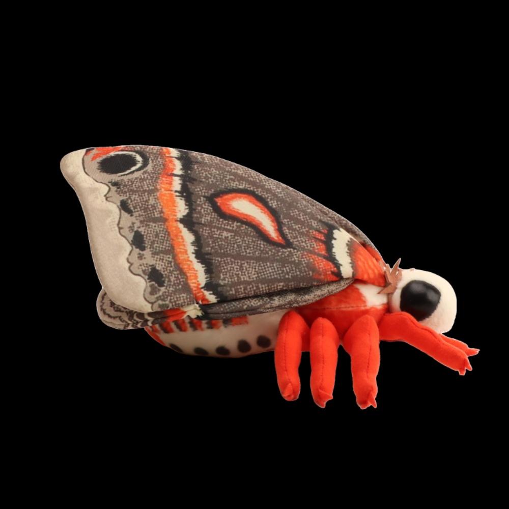 Peluche Hyalophora Cecropia Realistico La Falena Cecropia Peluche per Appassionati di Insetti Bambini Regali di Natale Decorazioni per la Casa