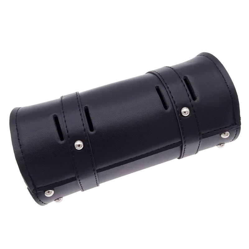 Universella Motorcykelhängande Sadelväskor Stor Kapacitet PU-läder Framgaffel Styre Sido-Bakverktygsväskor för Honda Yamaha