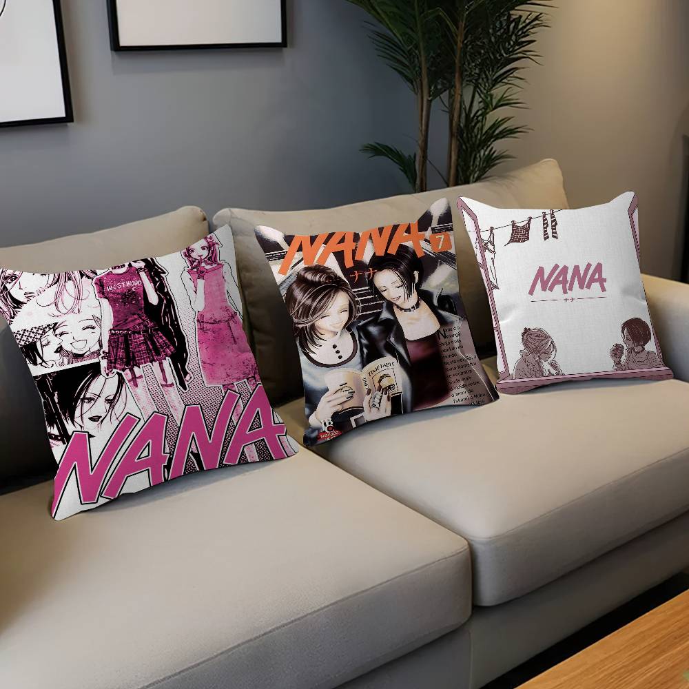 Anime NANA Pillow Anime Pillow Sofa Bed Head Pillow Cover Cushion Cover 45x45 cm Fashion