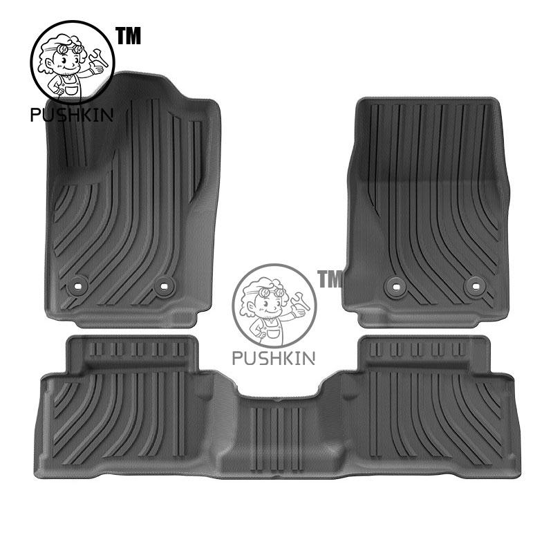 For Toyota Tacoma 2024 2025 Car Floor Mats Cargo Liner Trunk Pad TPE 3D Foot Mat Waterproof Odorless Tray Set Accessories