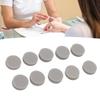 50 Stück Nagelpuffer-Scheibe Hochelastischer Schwamm Tragbarer Nagelfeilenblock Polierpad für Zuhause Salon