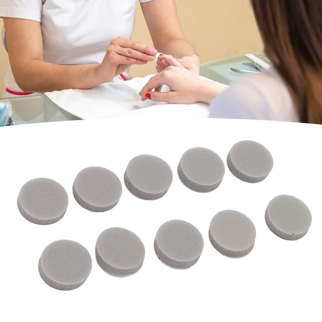 50 Stück Nagelpuffer-Scheibe Hochelastischer Schwamm Tragbarer Nagelfeilenblock Polierpad für Zuhause Salon