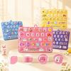 26 Grilles Keycap Clicker Anti-Stress Fidget Porte-clés Clavier Bouton de Décompression Dessin Animé Main Détente Cadeau de Fête