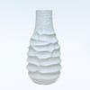 Ceramic Vase, Ceramic Aesthetic Flower Vase For Home Décor, White - 1 Piece