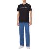 Calvin Klein Jeans Comfortable Casual Round Neck Short Sleeve T-Shirt Unisex Tops Black J326954-BEH