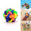 Colorful Rubber Ball Pet Cat Toy With Small Bell For Interactive Exercise Fun