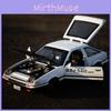Authentic 128 Initial D Toyota Trueno Ae86 Diecast Model Car With Sound And Light Features
