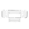 VAORLO Crystal Clear Case Kit for Nintendo Switch Oled Carrying Travel Bag Pouch for Ns Oled Game Console Protection & Screen Protector