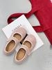 Retro round head single shoes women's spring and summer new flat casual ZJ Mary Jane shoes women's shoes