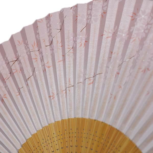 Boyalı Kimono, beyaz bambudan yapılmış, oymalı inci kiraz çiçeği [Şık Iroha] Yüksek kaliteli yelpaze, Japonya, detaylar, işçilik, tasarım, kokulu.