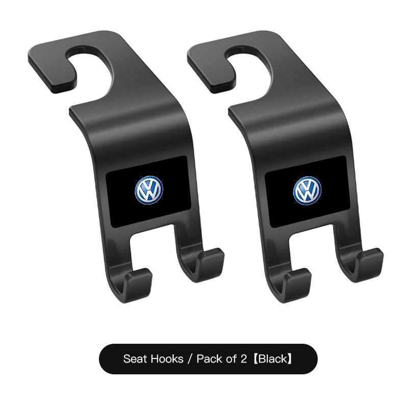 VW Car Storage Hooks Headrest Hooks Car Seat Hanger Hook For VW GTI Polo Golf Passat B6 Tiguan Arteon Jetta Beetle T-ROC ID.3 CC