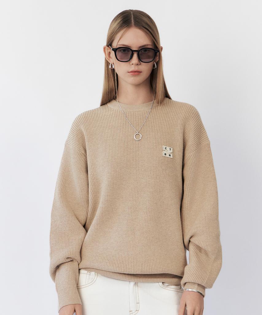 CITYBREEZE Logo Wappen Hacci Knit_7 Colors (C Type)