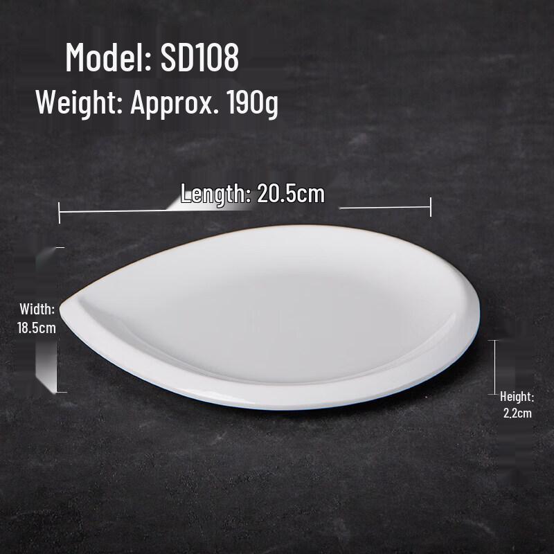 A5 Melamine Snack & Cold Dish Plates