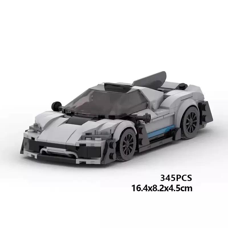 MOC supercar classic speed series 8-grid assembled building blocks children s toys Electronic drawings