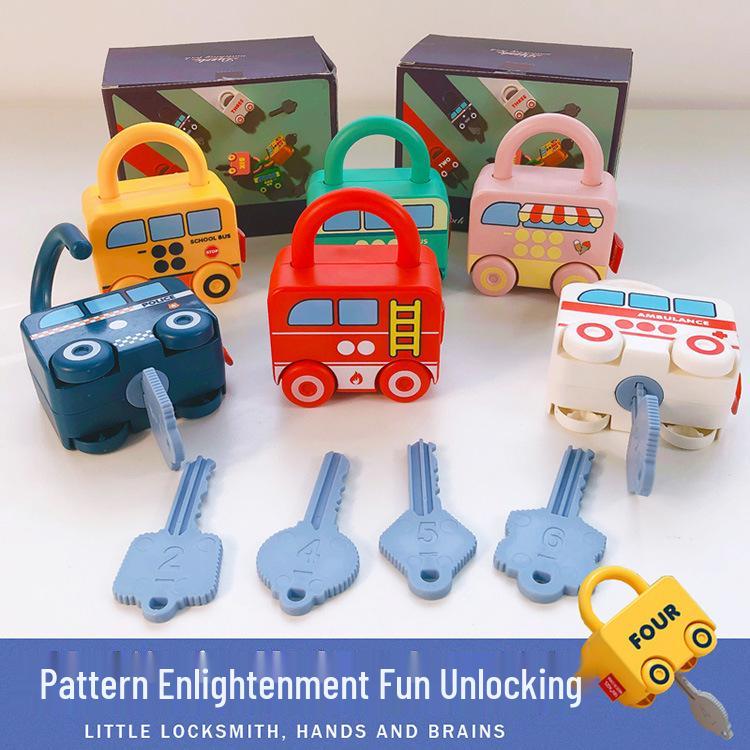 Children's Key Matching Puzzle Toy: Early Education Padlock & Life Skills Training