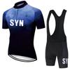 2026 SYN Neues Herren-Radtrikot-Set, Sommer-Schwamm-Sattelpolster, Trägerhose, Rennrad, Fahrrad Oberteil, Fahrrad Sportshirt-Set