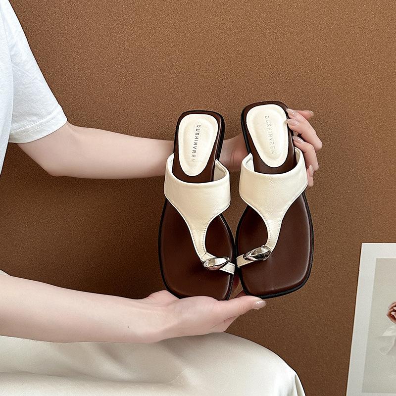 

Летние сабо на толстом каблуке с закрытым носком и танкеткой, крутые шлепанцы, женская верхняя одежда с юбкой, пляжные сандалии, высокая платформа, шлепанцы 40 бежевый