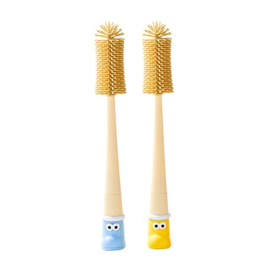 360 Degree Flexible Silicone Bottle Brush Set Hanging Hole Design Multifunctional Cleaning Brush Universal Cleaning Tool