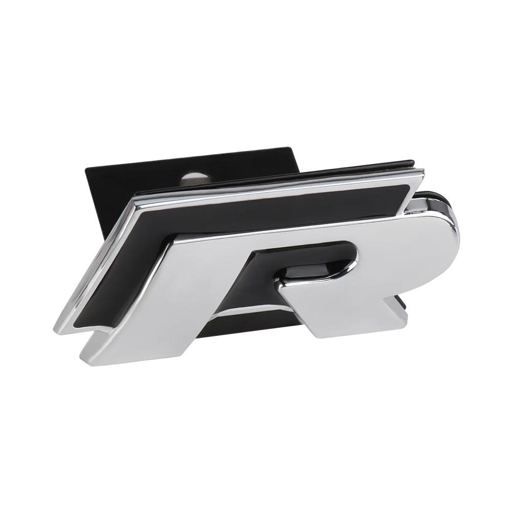 Car Styling Front Grille Badge Decoration Rline Metal Emblem For Volkswagen VW Golf 4 5 6 7 8 Passat T5 B5 B6 B8 MK6 MK7 Tiguan Zf2