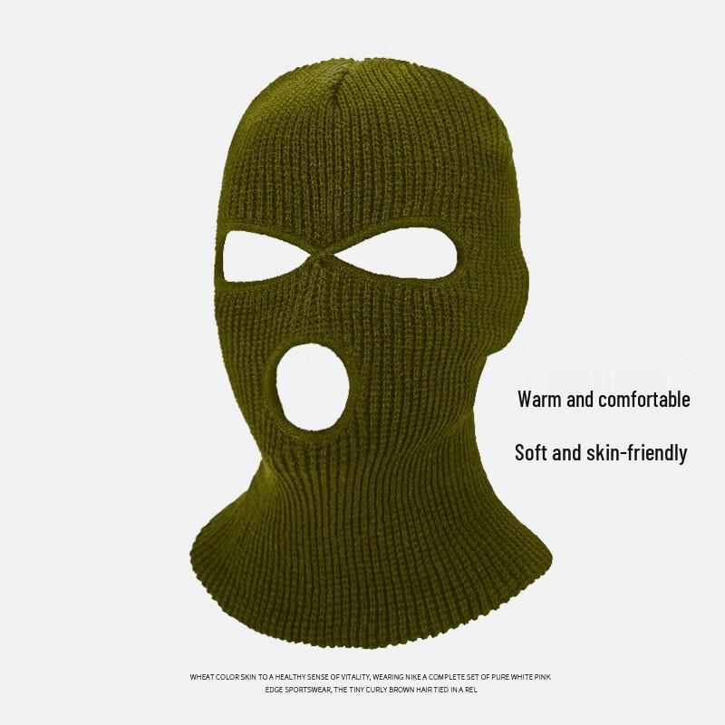 LCsanyp Gestrickte 3-Loch Sturmhaube