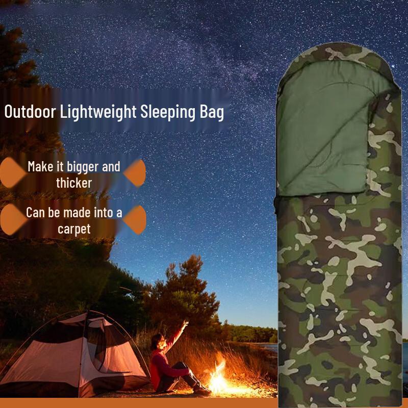 XinJingZhou Outdoor Portable Warm Envelope Sleeping Bag