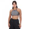 Womens/Ladies Originals Gingham Cropped Halter Top