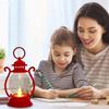 Retro-Laterne LED-Licht tragbare Pony-Laterne Atmosphären-Dekoration Windlicht Heimdeko-Leuchten für Wohnzimmer Schlafzimmer Nachttisch