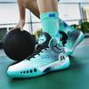 Autumn New Practical Training To Help Basketball Shoes Male Sports Section of Young Students Anti-slip Wear-resistant Glow-in-th