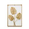 Leaf Shape Wall Decoration Gold Metal Pendants New Decorative Wall Ledges  Living Room
