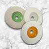 LAPHSODA Replacement Felt Buffs for Grinders, 100mm Outer Diameter Discs (3. Coarse, 10 Discs)
