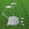  Packs Action Figure Stand Doll Model Support Multi Functional Adjustable Figure Holder Transparent