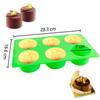 Cylindrical Cake Silicone Mold for Baking and Chocolate Desserts