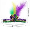 Carnival Sequin Feather Headband: Three Colors Festival Party Props