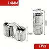 8*19mm ~ 16*33mm 1Pcs Cylindrical Hidden Gate Hinge Copper Invisible Hinges Cross Hinge Hidden Furniture Hardware