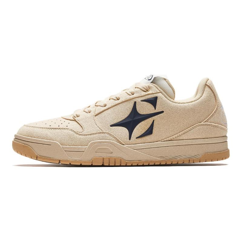 Anta Men Skyspace Retro Heightening Low-top Casual Shoes Oatmeal Gray 912541804-2 46