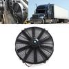 24V 16-inch Universal Slim Push-Pull Electric Radiator Cooling Fan, 120W, for Cars, Trucks, and RVs