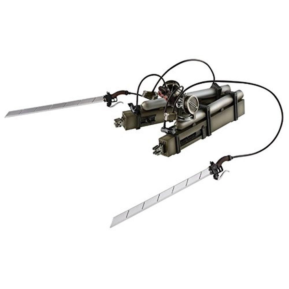 Banpresto Master Stars Piece Attack on Titan Levi and 3D Maneuver Gear Figure Set Levi 20cm 3D Gear 18cm Complete 2 Types