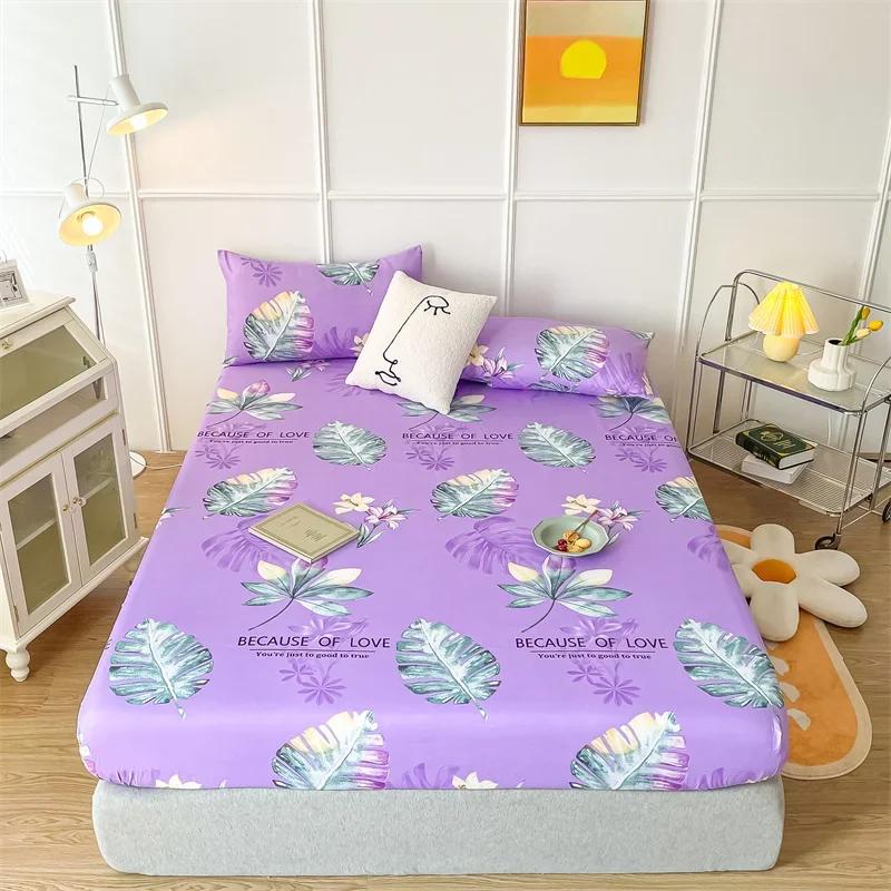 Spannbettlaken-Set mit Cartoon-Katzen, Queen-Size-Größe, süßes Kätzchen-Bettwäsche-Set, Kawaii-Katzen-Bett-Sets, Schlafzimmer-Dekoration für Kinder, Teenager und Erwachsene