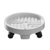 Mobile Rolling Flower Pot Caddy with Water Tray