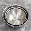 304 Stainless Steel Kitchen Basin: Wash Veggies, Knead Dough, Beat Eggs, or Mix Salads. Thick, Durable Design for Household Use.