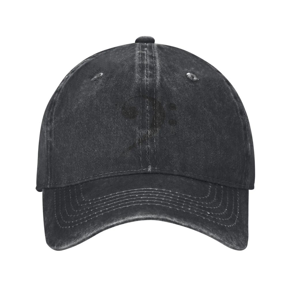 Bass Clef Music Logo Sun Baseball Cap Musical Style FA Women Unisex Print Trucker Hat Summer Running Hippie High Quality Caps