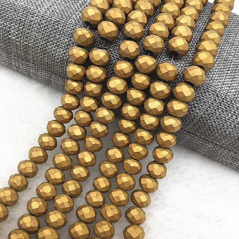 30pcs/lot 8x6mm Rondelle Austria Faceted Crystal Glass Beads,Wheel Beads,Transit Beads For Jewelry Making diy Bracelet Necklace