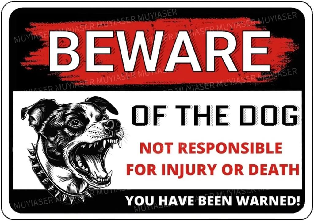 Beware of The Dog Rottweiler You Have Been Warned Aluminum Sign Outdoor Yard Warning Perfect for Fence Yard Home Dec