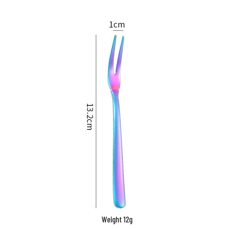 ZISIZ Thickened 304 Stainless Steel Fruit Fork