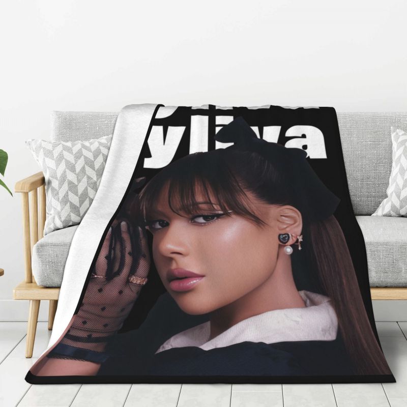 Custom Sofa Fleece German Singer Ayliva Throw Blanket Warm Flannel Blankets for Bedding Travel Couch Quilt