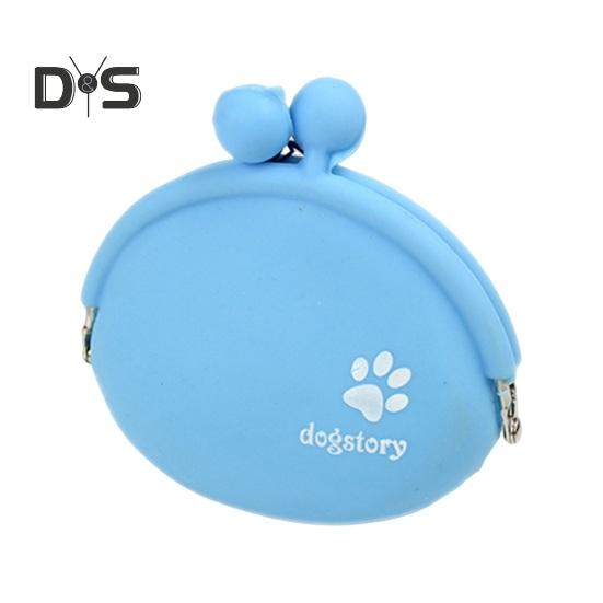 Silikon hundegodbitpose for valp snackpose Fanny Pack med klips Bærbar hundematholder for utendørs trening